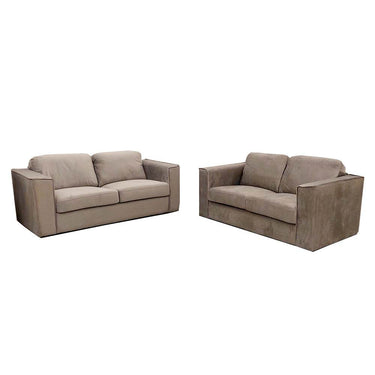 Hudson Luxury 3 & 2 Seater Sofa Set - Fixed Back Cushion & Double Sprung Comfort - UK Luxury Furniture